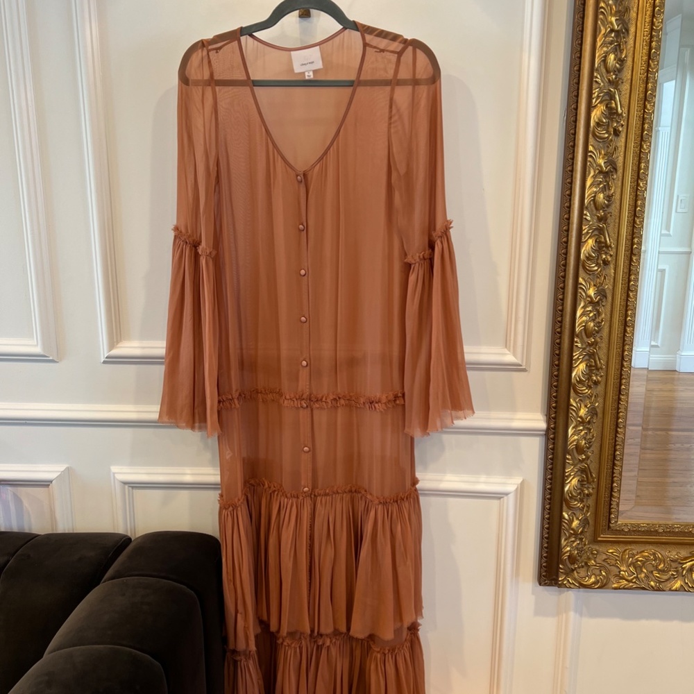 Cinq a Sept sheer tiered dress from 2014